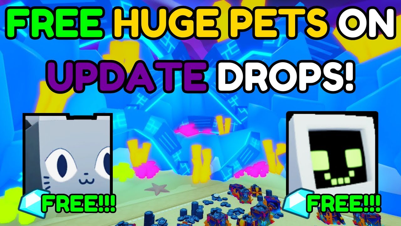 how to get *FREE* huge pets on update drops in