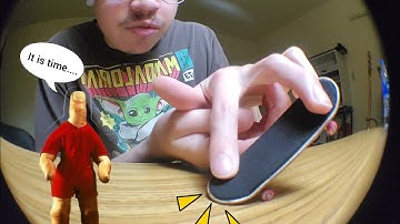 how to fingerboard: how to nollie heelflip on a fingerboard