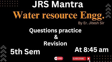 Water Resource Engg. (Revision + Objective)