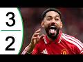 Manchester United Vs Nottingham Forest 3 2 Highlights Mbeumo Cunha Luke Shaw Goals 