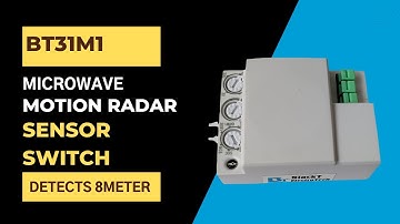 (BT31M1) Auto Light On/Off Motion Radar Sensor