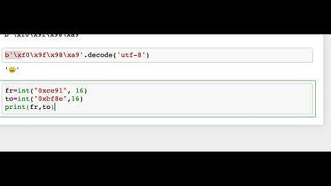 Character Sets and Character Encoding in Python