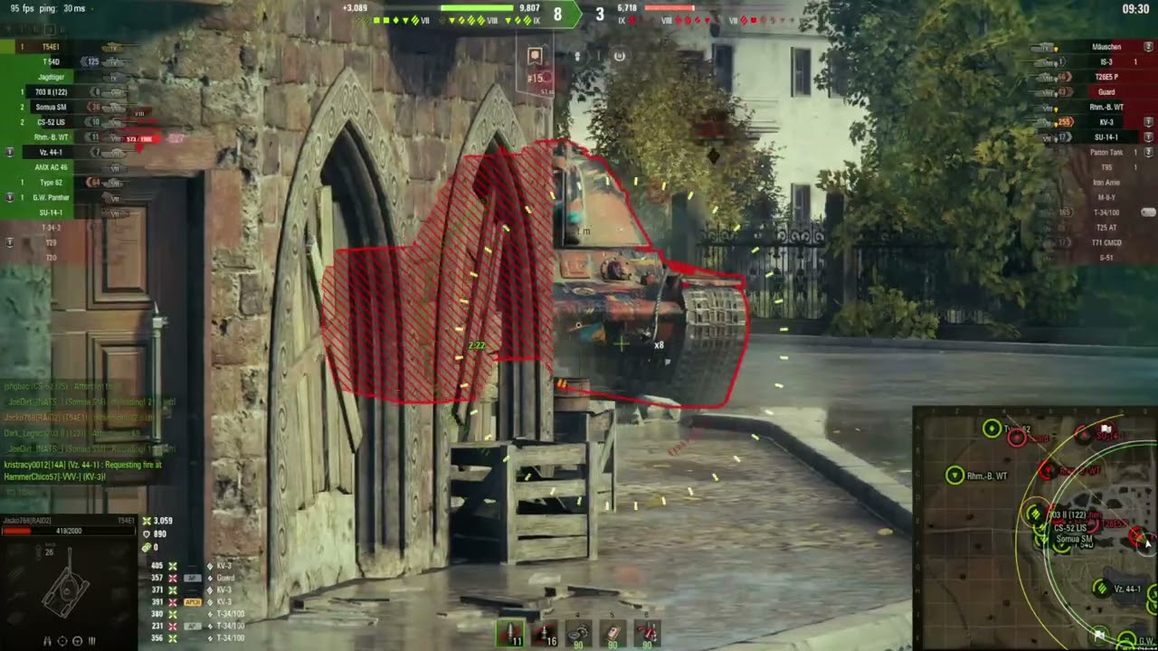 T54E1 Autoloader Live Gameplay - Tier 9 - USA - No Commentary