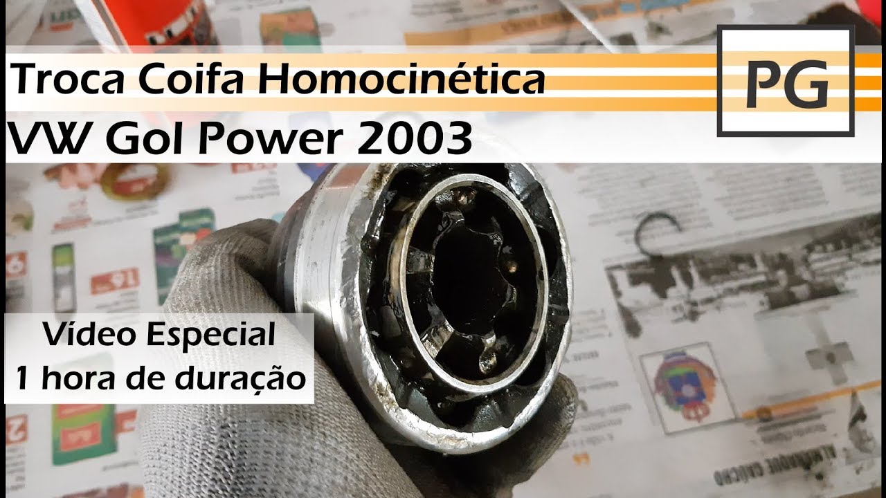 Troca Coifa Homocinética - VW Gol Power - [4K]