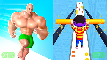 Muscle Rush Vs Roof Rails Android iOS Mobile Gameplay Walkthrough 373293