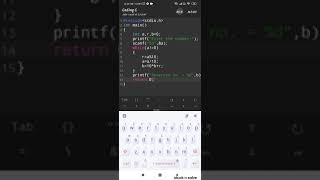 C program to print reverse of a number | #shorts #coding