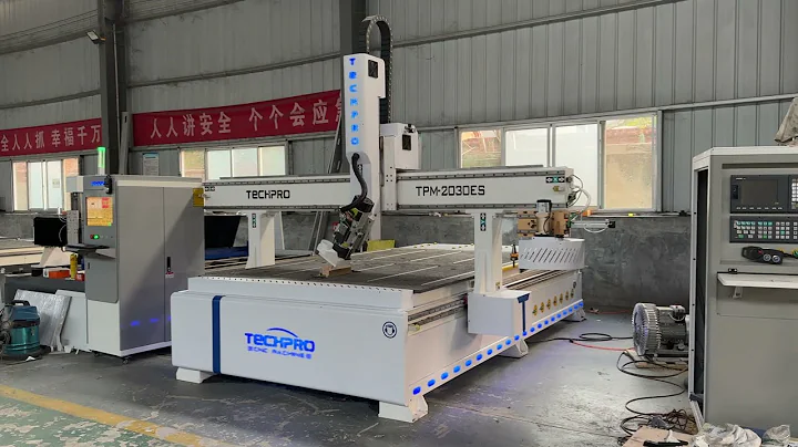 TECHPRO TPM2030ES 4 AXIS SWING HEAD CNC ROUTER MACHINE
