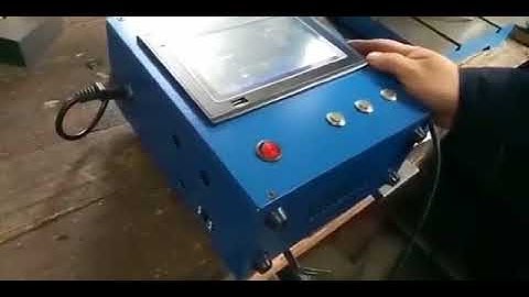 MH-Q01 dot peen marking machine mark on gas cylinder