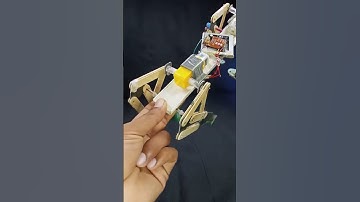 DIY DC motor projects Idea || Homemade walking Robot Hacker JP
