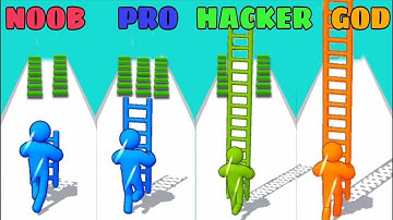 NOOB VS PRO VS HACKER VS GOD IN Ladder Master Biggest Update All levels |@playgame24dia56