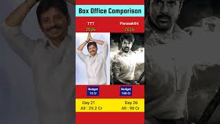 Thalaivar Thambi Thalaimayil vs Parasakthi 🔥 Box Office Comparison | Day Wise