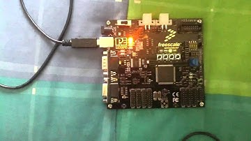 Freescale mpc5604b leds