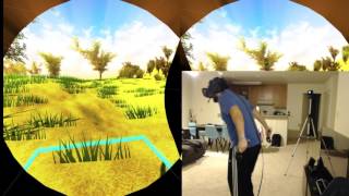 Trying out the ninja run vr demo screenshot 4
