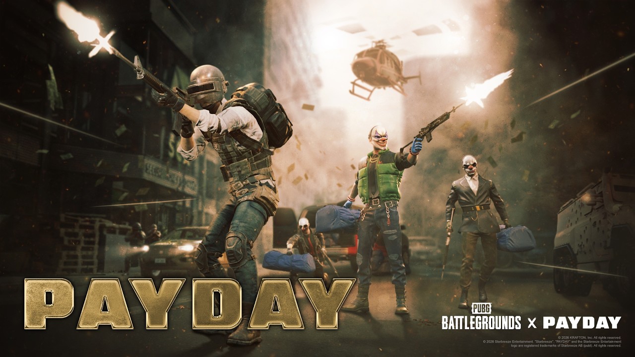 【PUBG:PAYDAY】PUBGがPAYDAYとコラボしたぞ！！！PvEの協力強盗ゲーム【あくまで個人戦】