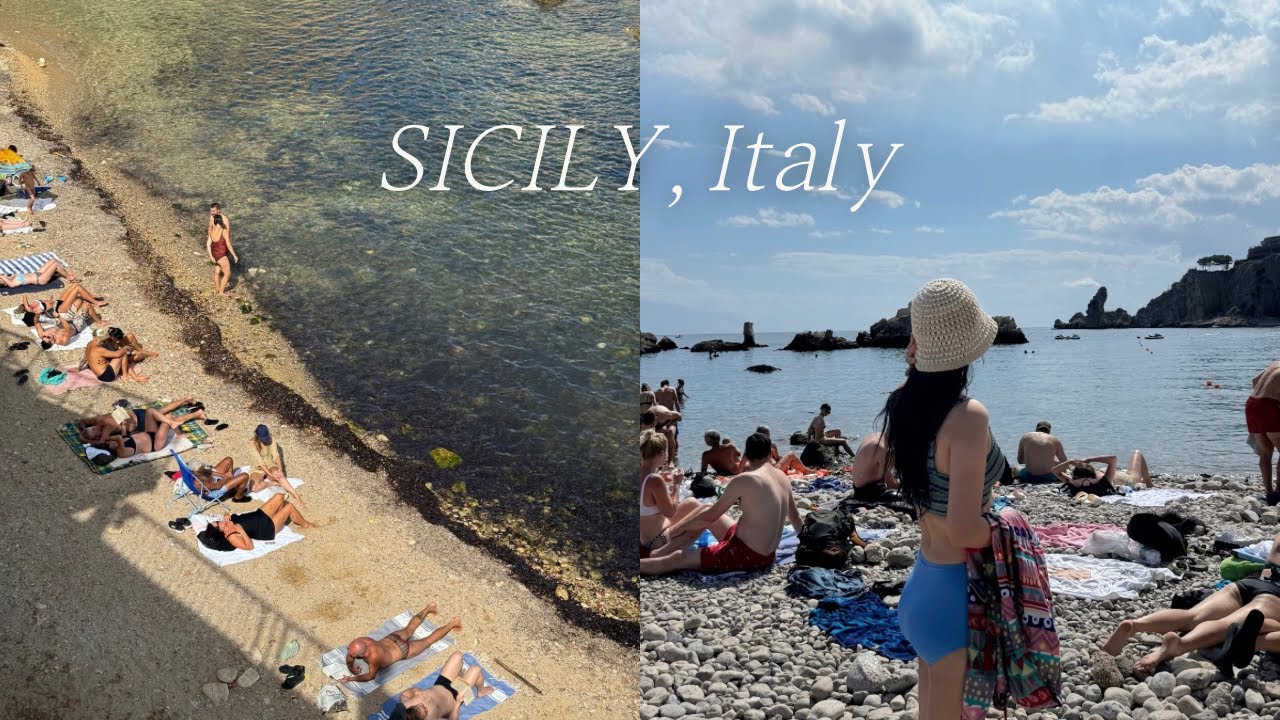 [🇮🇹 Ep1. 이탈리아 여행 브이로그 : 시칠리아] 지중해의 심장, 너-무 예뻤던 타오르미나에 이솔라 벨라, 시라쿠사 한 스푼,..♡ 그리고 인생 파니니까지 🥪 +프라다 언박싱🎒