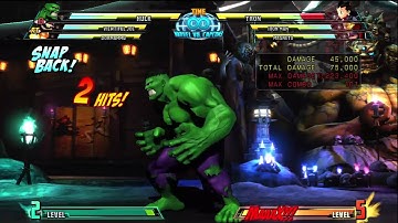 MvC3 Team Combos - Hulk Viewtiful Joe Dormammu