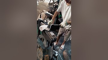 Kitchen knife quality testing process #smartwork #goodtools