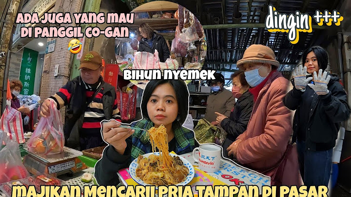 MAJIKAN MENCARI PRIA TAMPAN ‼️ KE PASAR BELANJA SEKALIAN CUCI MATA walaupun kedinginan 🤣