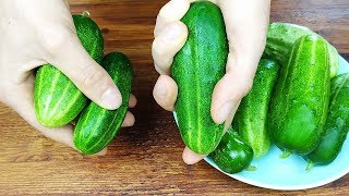 I don’t buy cucumbers in winter anymore! Great way to store cucumbers all year round!