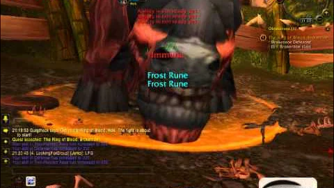 Shattered WoW - Hdk vs Ring of Blood: Brokentoe