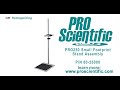 PRO250 homogenizer small footprint stand assembly