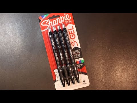 Sharpie S-Gel, Gel Pens, Medium Point (0.7mm), Black Ink, 6 ct. Assorted  Colors