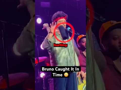 Bruno Mars Almost Got Hurt..