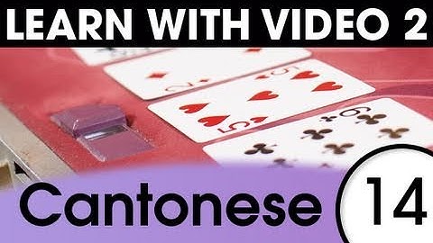 Learn Cantonese with Video - Learning Through Opposites 4