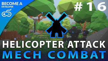 Helicopter Attack - #16 Creating A Mech Combat Game with Unreal Engine 4