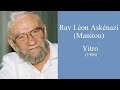 Rav lon asknazi manitou  17 yitro 1996