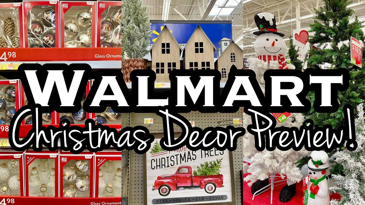 *NEW* WALMART CHRISTMAS DECOR 2021 • SHOP WITH ME - YouTube