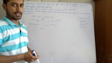 Negative exponential distribution