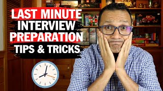 LAST MINUTE INTERVIEW PREP (TIPS & TRICKS) - Fastest Way to Prepare for a Job Interview. by Bahroz Abbas 639 views 2 months ago 18 minutes