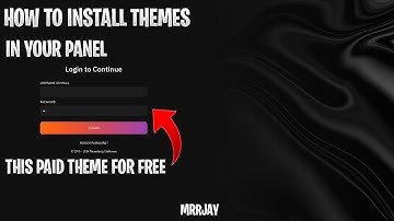 Install Theme in Your Pterodactyl Panel For Free #mrrjay