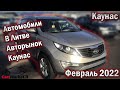 Автомобили в Литве. Авторынок Каунас. Февраль 2022