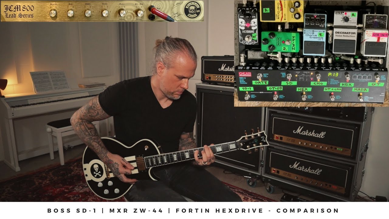 その他 w.boss BOSS SD-1 vs MXR ZW-44 vs FORTIN HEXDRIVE - YouTube
