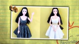 DIY | Dikişsiz Barbie Elbise Kıyafetleri Nasıl Yapılır? | Kendin Yap