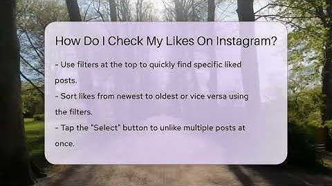 How Do I Check My Likes On Instagram? - Everyday-Networking