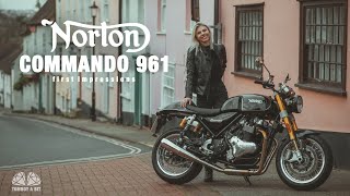 Premier essai de la Norton Commando 961 Sport