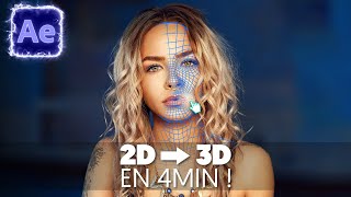 TRANSFORMEZ vos PHOTOS 2D en 3D en 4 MINUTES sur AFTER EFFECTS (Volumax 6)