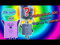 Fan-made Numberblock 900 wants a portrait of himself. Numberblock 800 thought that he is Picasso.