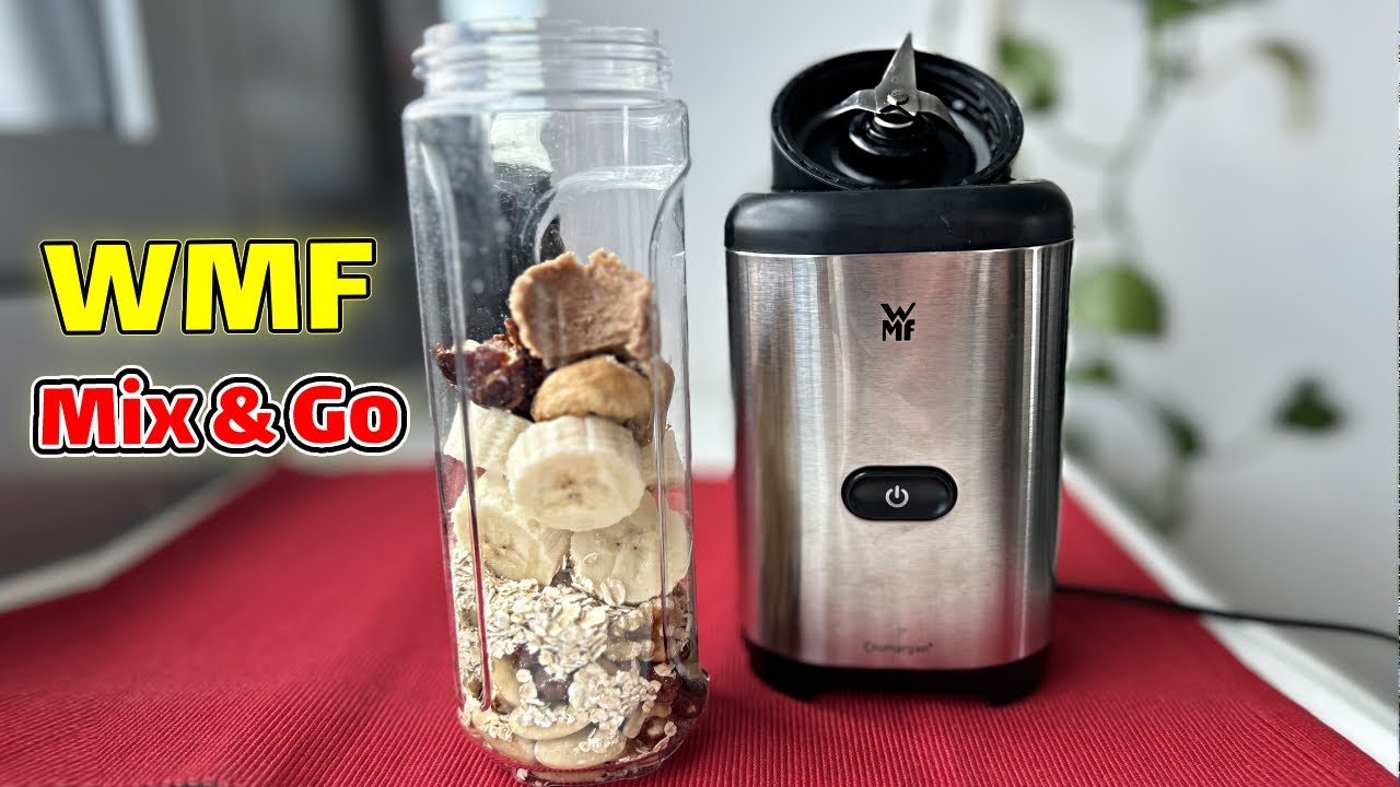 Review the WMF Kult Mix & Go Mini Smoothie Maker! First use! - YouTube