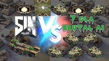 Improved AI! [1v7] GLA Vs 7 Brutal GLA AI|Fortress Avalanche|Command & Conquer Generals|Modded AI