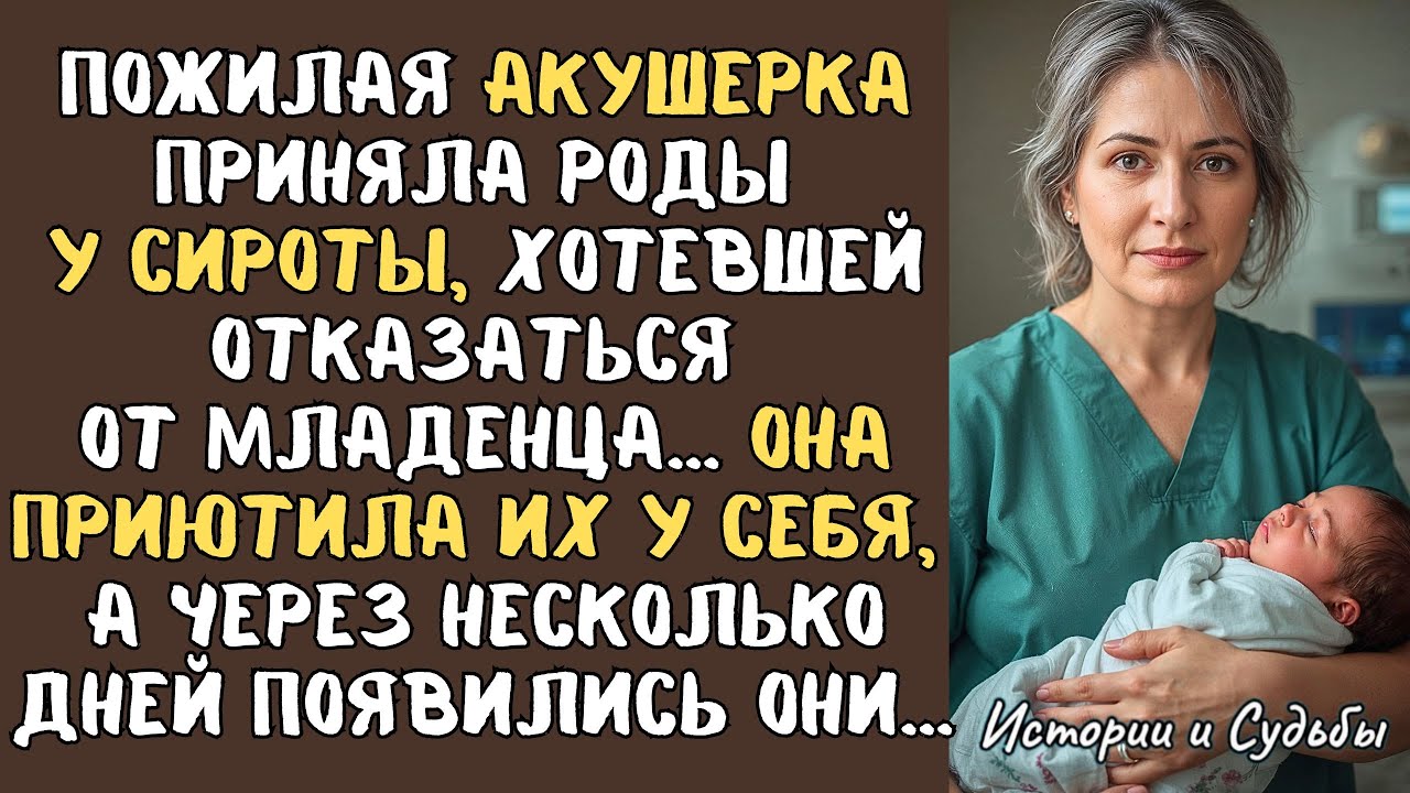 Пожилая АКУШЕРКА приняла роды у СИРОТЫ, хотевшей отказаться от младенца… Она приютила их у себя...