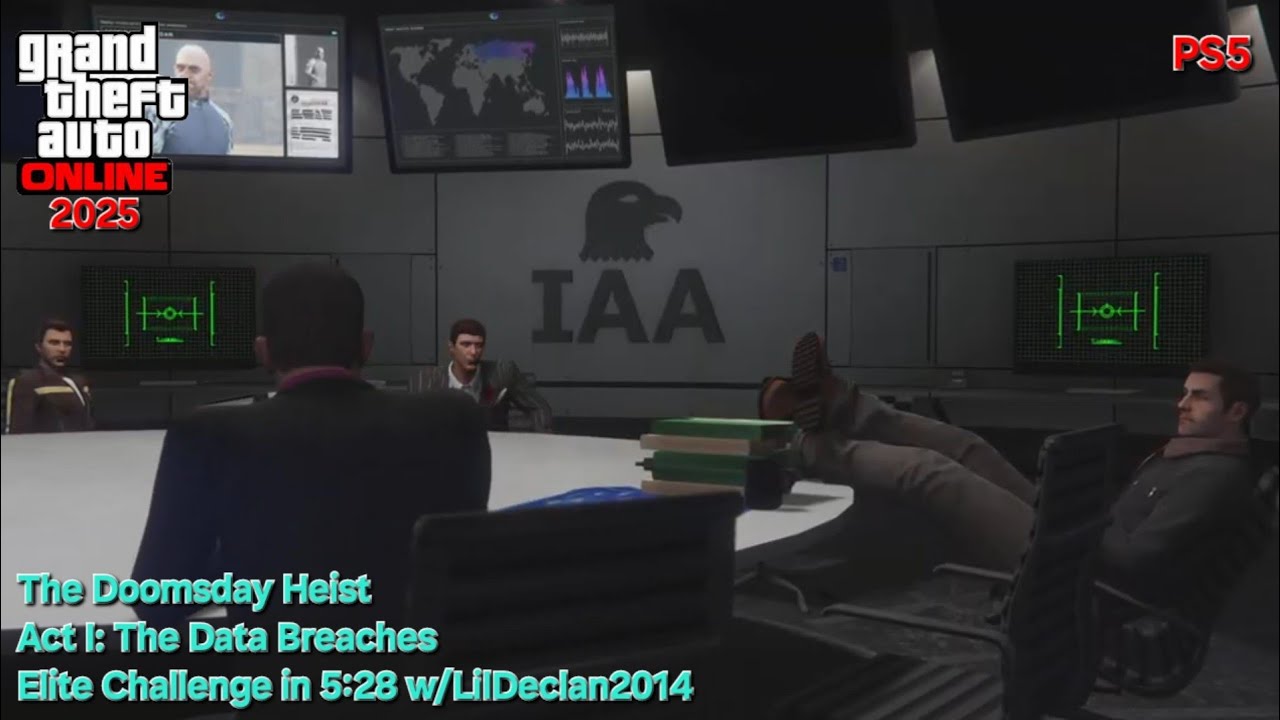 GTA 5 Online 2025: Act I: The Data Breaches|Elite Challenge in 