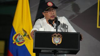 Presidente Gustavo Petro durante el Gobierno con los Barrios Populares en La Magdalena, Barranquilla