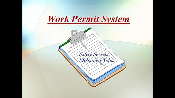 Permit to Work(PTW) in English version