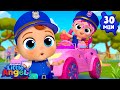 Police Officer Pretend Play! 🚓 | Rescue Heroes Songs | Little Angel Kids Songs & Nursery Rhymes