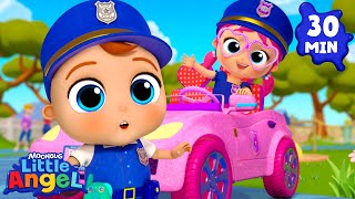 police officer pretend play rescue heroes songs little angel