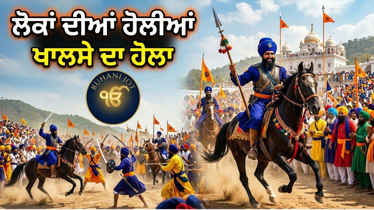 Loka Diya Holiya Te Khalse Da Hola | Holla Mohalla Anandpur sahib | Ruhani Jot